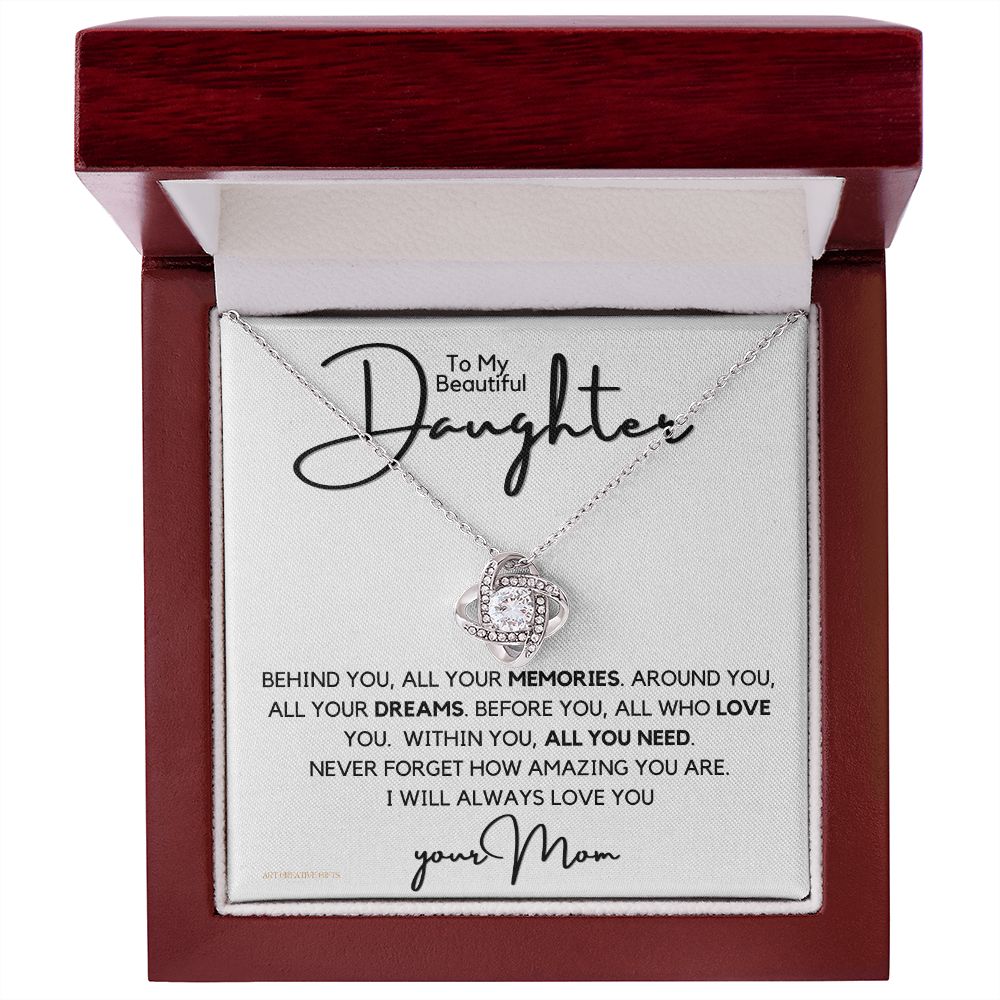 To My Daughter, Gift from Mom, Birthday, Graduation, Holidays FBDFGEN16-LKZ
