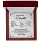 Daughter Gift from Dad, College High School Graduation, Daughter Birthday Jewelry Gift From Dad, keDFD01