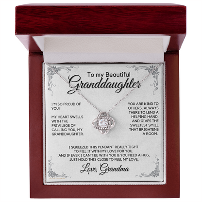 Granddaughter Gifts from Grandma, Gift for Graduation, Birthday, Mother's Day, Anniversary, 14K Necklace, lkeGDFGM27