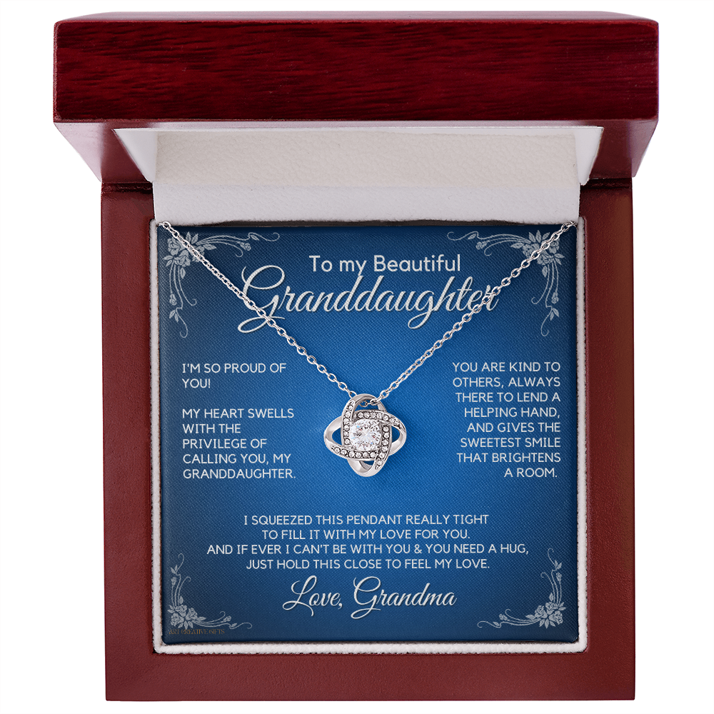 Granddaughter Gift from Grandma, Gift for Graduation, Birthday, Mother's Day, 14K Necklace, lkaGDFGM29