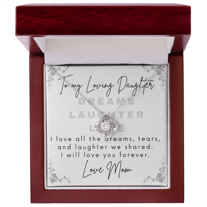 Daughter Gift From Mom, Loving Gift from Mom to Daughter, Gift for Graduation, Birthday, Mothers Day aDFM01A