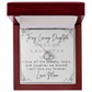 Daughter Gift From Mom, Loving Gift from Mom to Daughter, Gift for Graduation, Birthday, Mothers Day aDFM01A