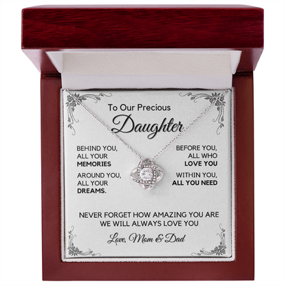 Daughter Gift from Parents, Daughter Graduation Gift, Father Daughter Gift, College Grad Gift, Graduation Present, 14K Necklace aDFD05A