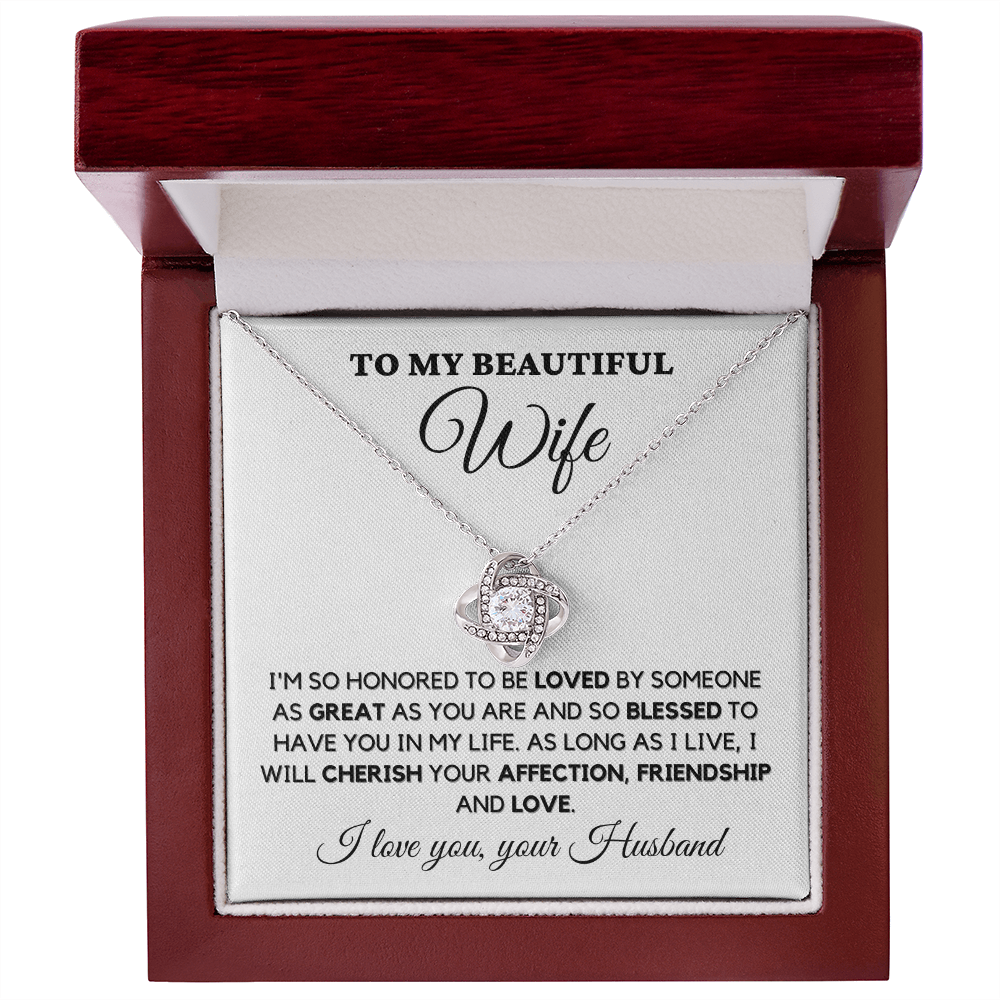 Wife from Husband - Love and Friendship Necklace -wfh-17b