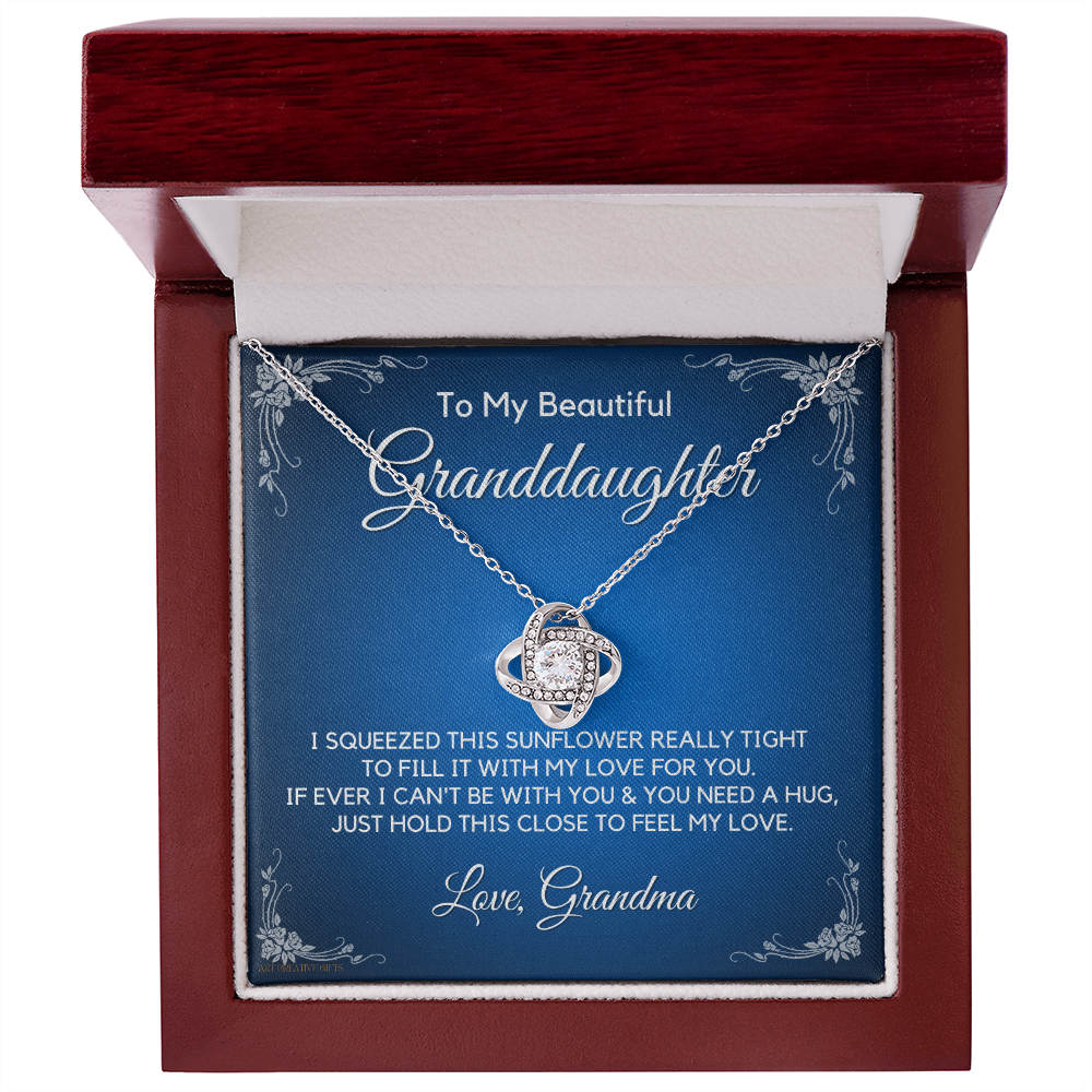 Granddaughter Gifts from Grandma, Gift for Graduation, Birthday, Mother's Day, Anniversary, 14K Necklace, lkeGDFGM26