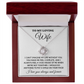 To My Loving Wife - A Smile on Your Face - Necklace wfh-18a
