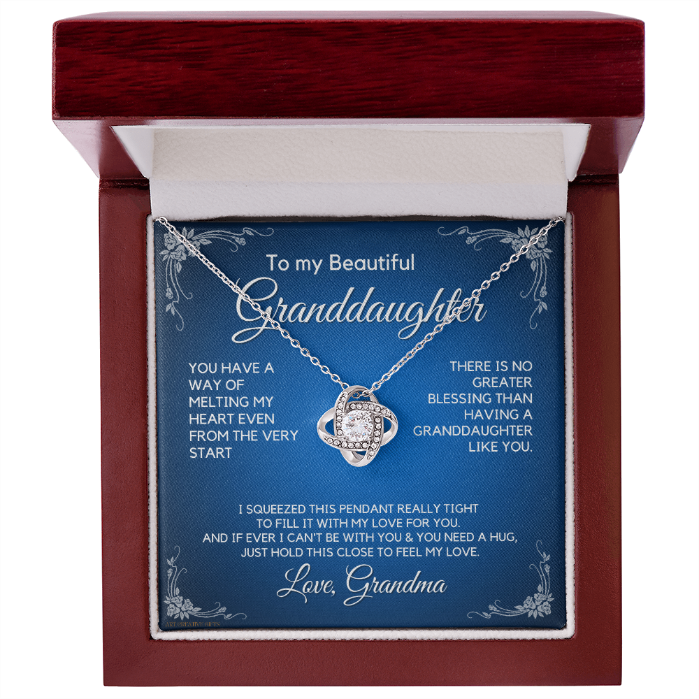 Granddaughter Gift from Grandma, Gift for Graduation, Birthday, Mother's Day, 14K Necklace, lkaGDFGM23