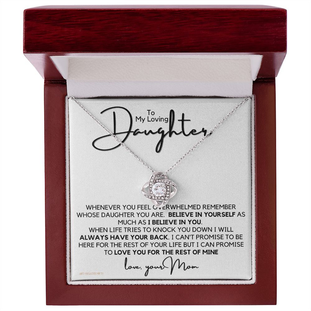 To My Daughter, Gift from Mom, Birthday, Graduation, Holidays FBDFGEN17-LKZ