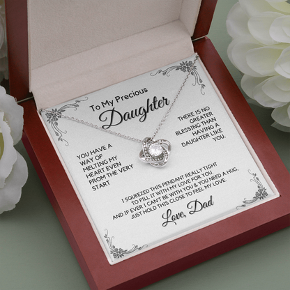 Daughter Gift from Dad, Daughter Graduation Gift, Father Daughter Gift, College Grad Gift, Graduation Present, 14K Necklace aDFD01