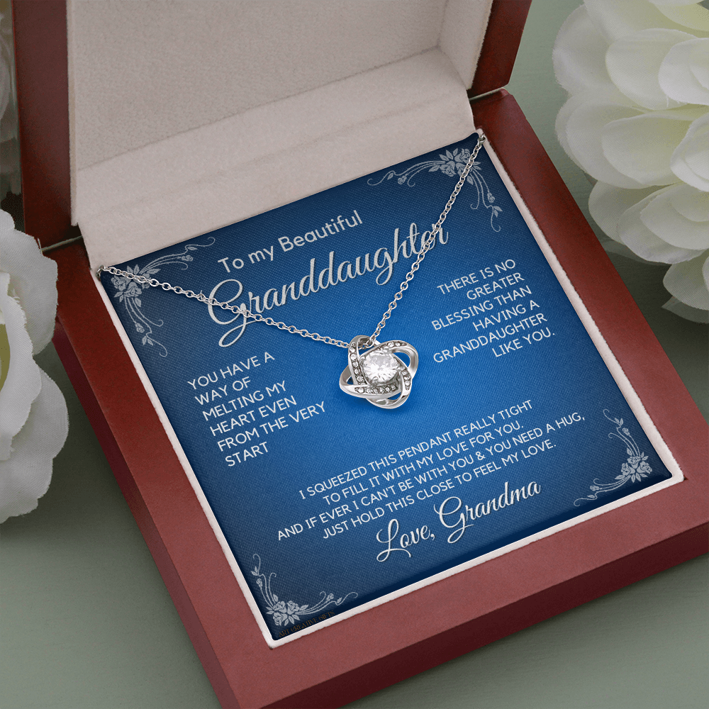 Granddaughter Gift from Grandma, Gift for Graduation, Birthday, Mother's Day, 14K Necklace, lkaGDFGM23