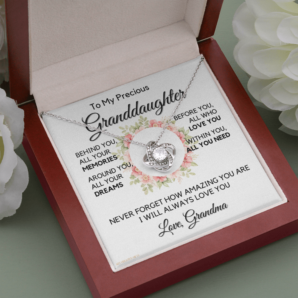 Granddaughter Gift from Grandma, Gift for Graduation, Birthday, Mother's Day, 14K Necklace, lkaGDFGM33