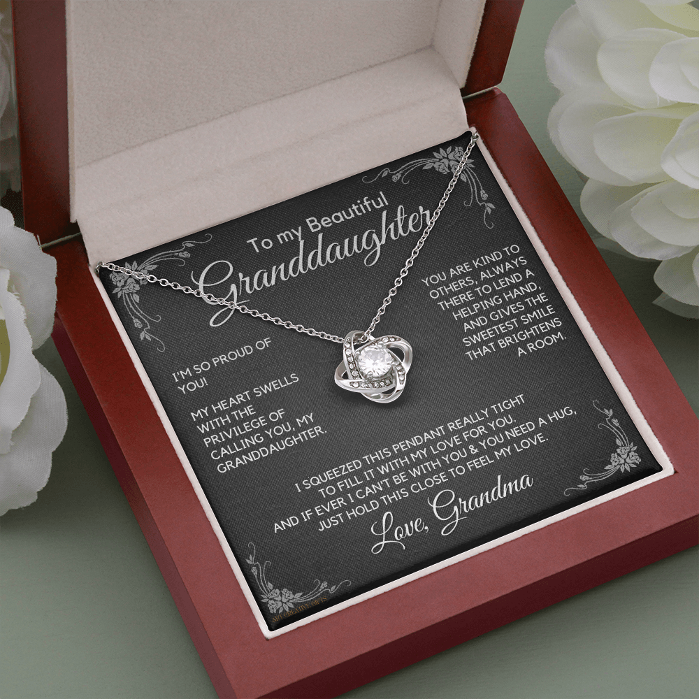 Granddaughter Gift from Grandma, Gift for Graduation, Birthday, Mother's Day, 14K Necklace, lkaGDFGM28