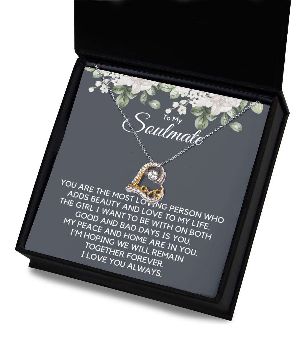 For My Soulmate, Gift For Soulmate, Soulmate Day Necklace, Valentine's Day Gift, Anniversary Gift For Her, For Her Birthday